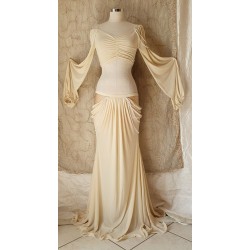 Set lurex top e gonna oro