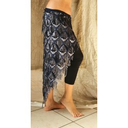Cintura microrete e paillettes 
