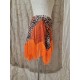 Gonnellino maculato frangia 